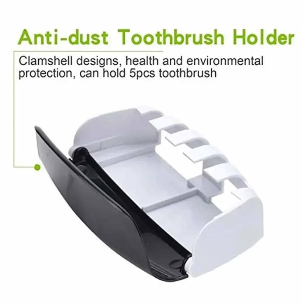 2 Pz/Se Plastica Dentifricio Spremiagrumi Automatico Portaspazzolino Impermeabile Set Salvaspazio Dispenser di Dentifricio Antipolvere
