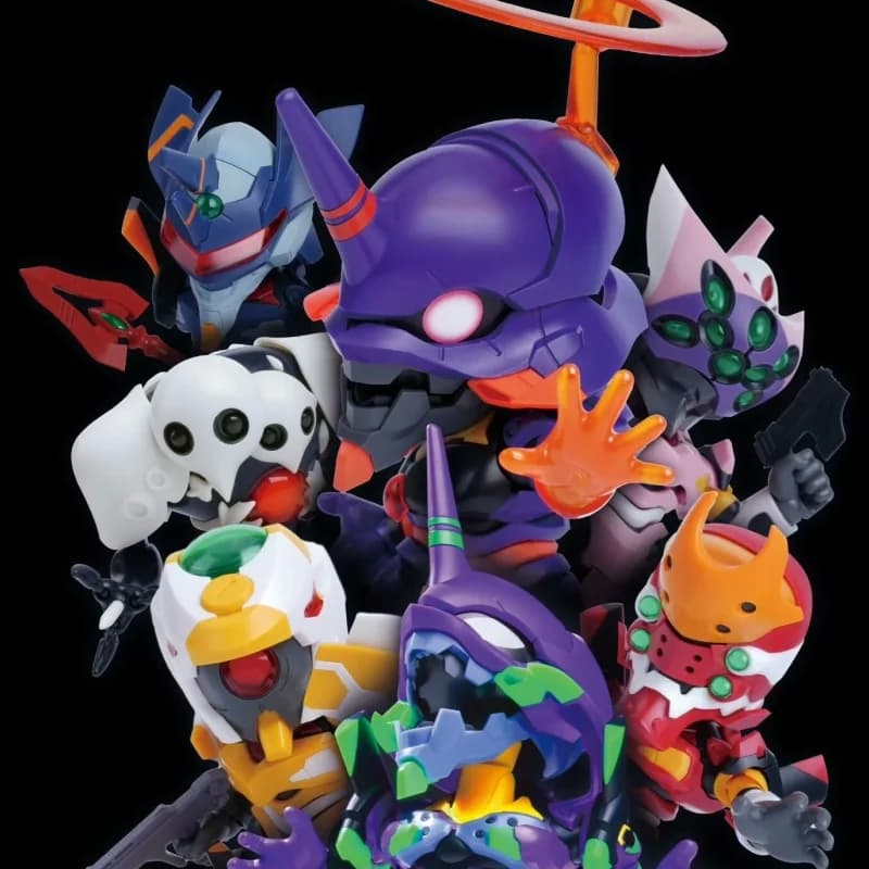Nuovo in Stock: Originale Soskill Eva Blind Box Neon Genesis Evangelion, Ornamento Fatto a Mano in Versione Q, Collezione Regalo