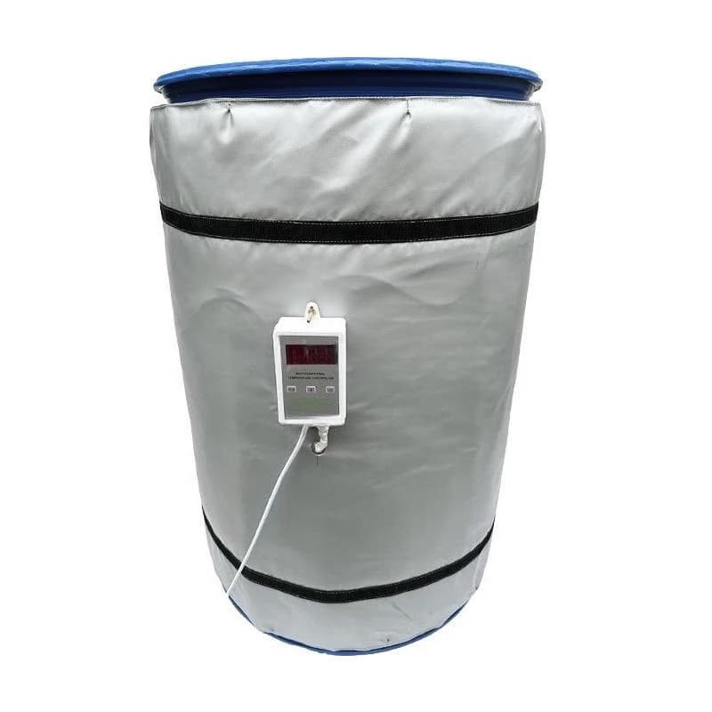 Coperta riscaldante da 200 litri, riscaldatore per tubi flessibile, involucro termico industriale rimovibile per tubi dell'acqua, protezione antigelo
