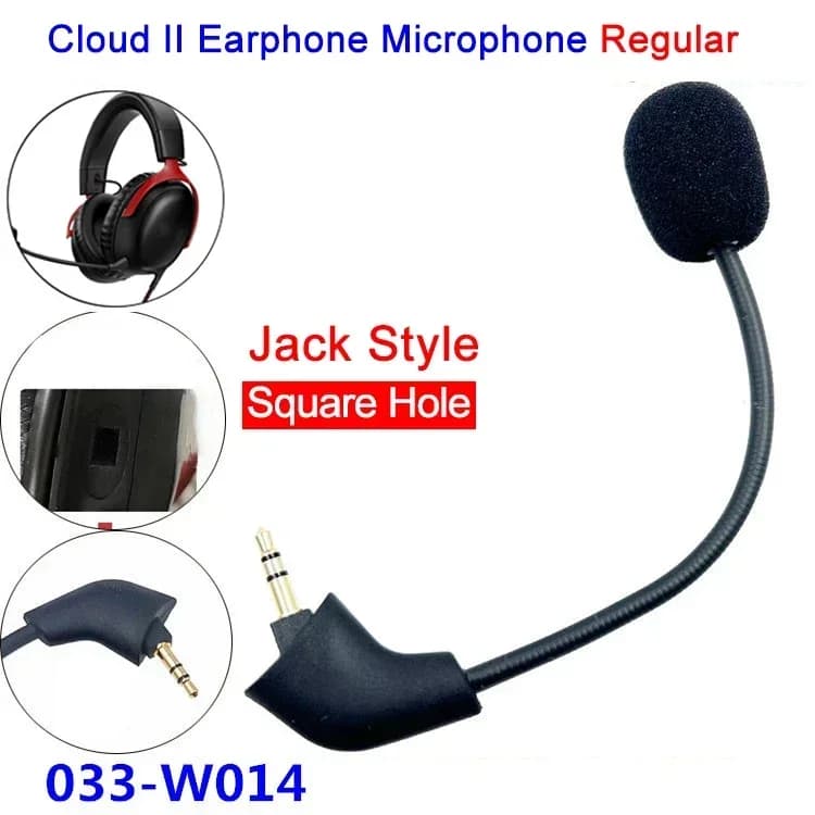 3.5mm Microphone Replacement Game Microphone for Kingston HyperX Cloud 2 II X Core game headphone accessories