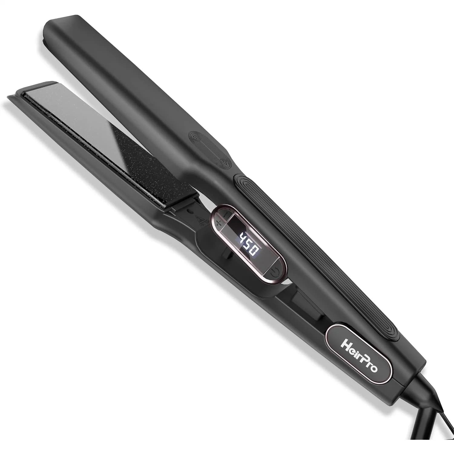 Piastra per Capelli in Ceramica con Piastre Flottanti 3D, 15 Temperature per Capelli Spessi, Manico Ergonomico in Silicone, Display LCD