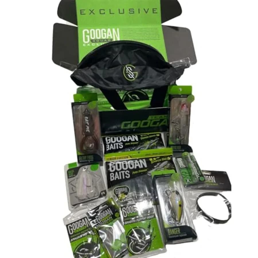 GOOGAN Squad World Kit Bigguns XL Premium Bass Fishing Lure Kit Designed for large edges in heavy cover and deep water applications