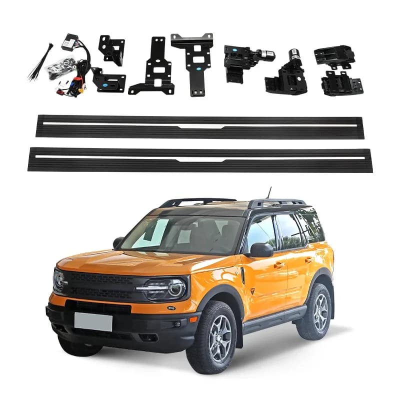 Noble 4x4 Accessori esterni Passo laterale elettrico in lega di alluminio per FORD BRONCO SPORT Pedana anti-pizzico
