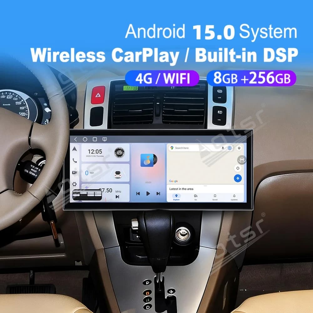 15.8” Android Screen Qualcomm Carplay Car Radio For Hyundai Tucson 2006~2013 Car Autoradio Multimedia Player GPS Navi Head Unit