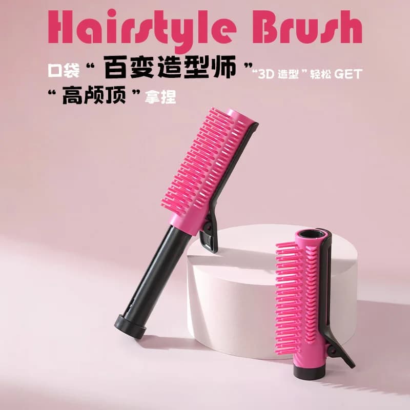 Pettine per arricciare i capelli elasticizzato dal design innovativo, pettine per lo styling, clip per arricciare, pettine per capelli, ferro arricciacapelli portatile per donne