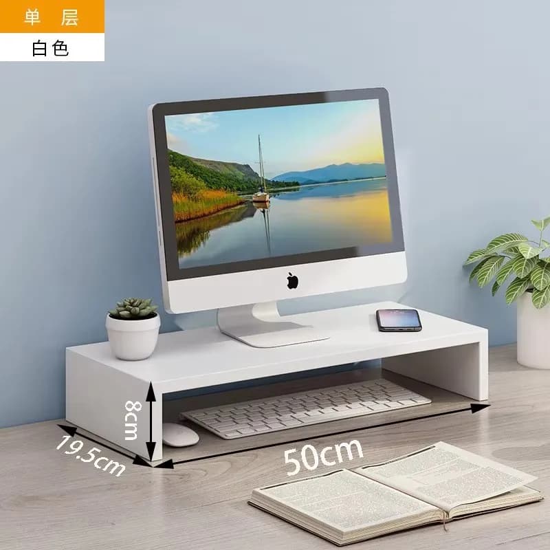 Supporto per Computer da Scrivania, Ideale per Scrivanie di Dormitori—Solleva il Tuo Monitor per Migliorare l'Ergonomia e Liberare Spazio Sotto la Scrivania