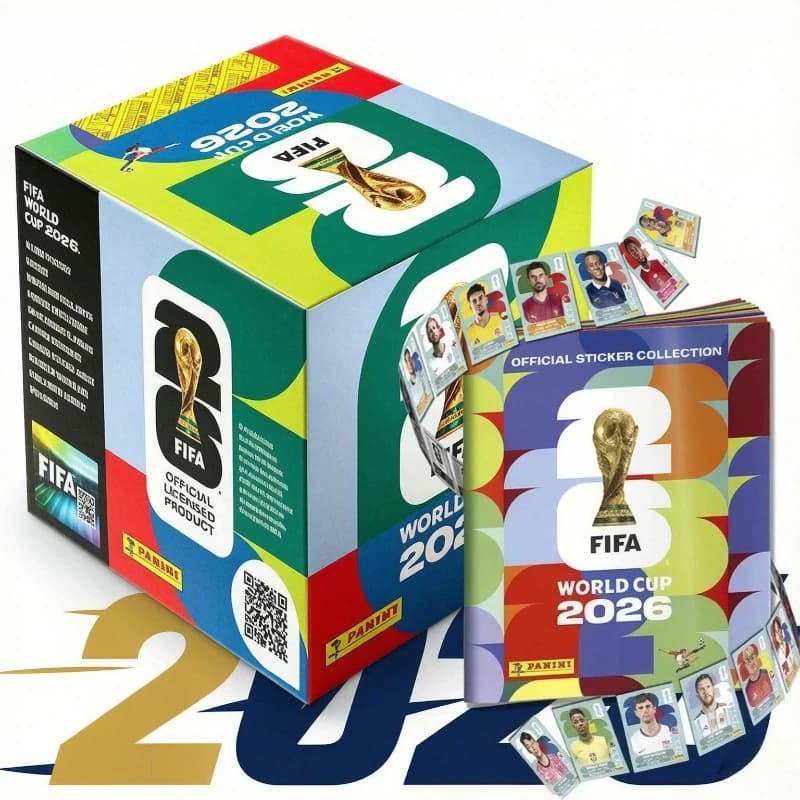 Genuine Panini 2026 FIFA World Cup Stickers International Rare Collection Football Fan Souvenir Gift
