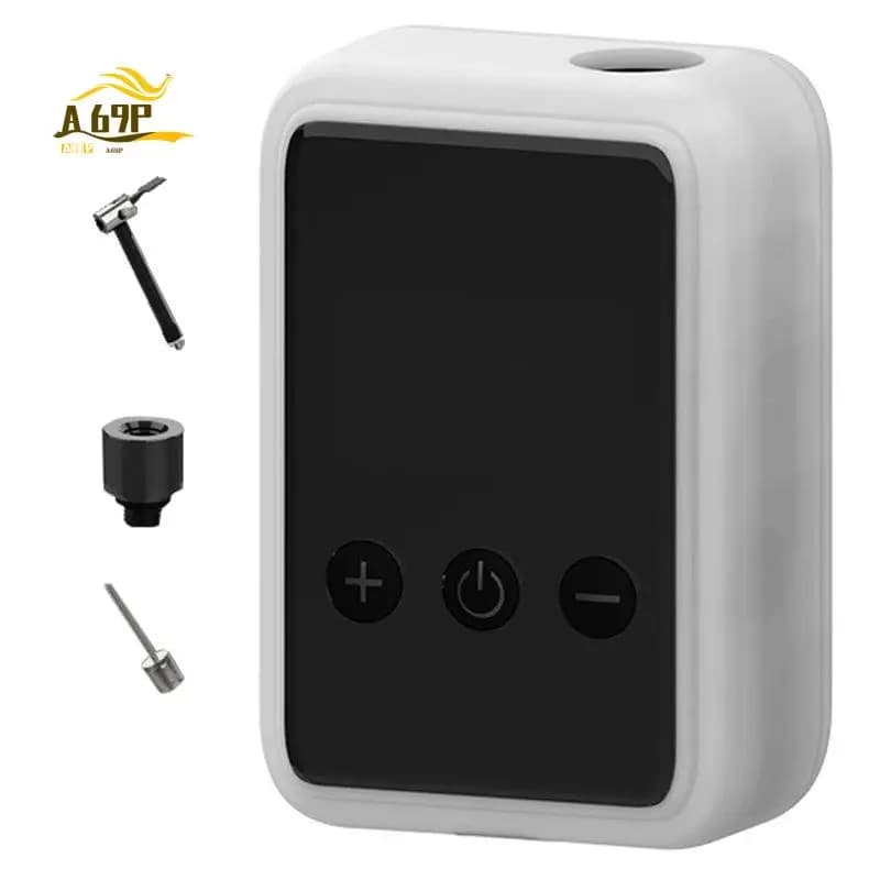 A69P-150 PSI Portable Bicycle Electric Air Pump MINI Quick Charge Compressor Bike Tyre Inflator Digital Gauge Display