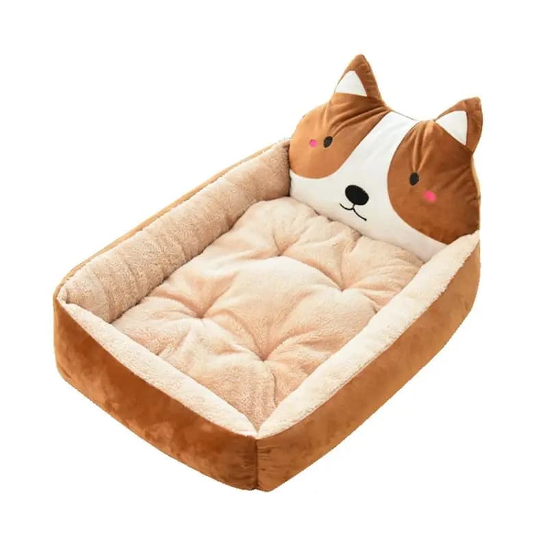 AED2-Lettino per cani caldo invernale Letto per cani di piccola taglia Letto per cartoni animati Letto per cani Tappetino per cani Letto per gatti
