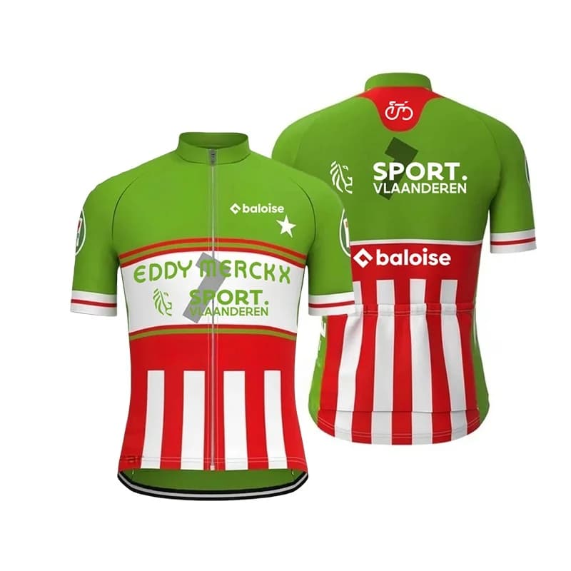 Baloise Team Jersey Summer Mountain Bike Short Sleeve Jersey Breathable Cycling Bib Cushion Pants Shorts