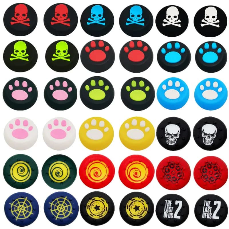2PCS Silicone Thumbstick Grip Cap Per Playstation 5 PS5 PS4 Xbox Serie X/S Controller Accessori Gioco Joystick Cappucci protettivi