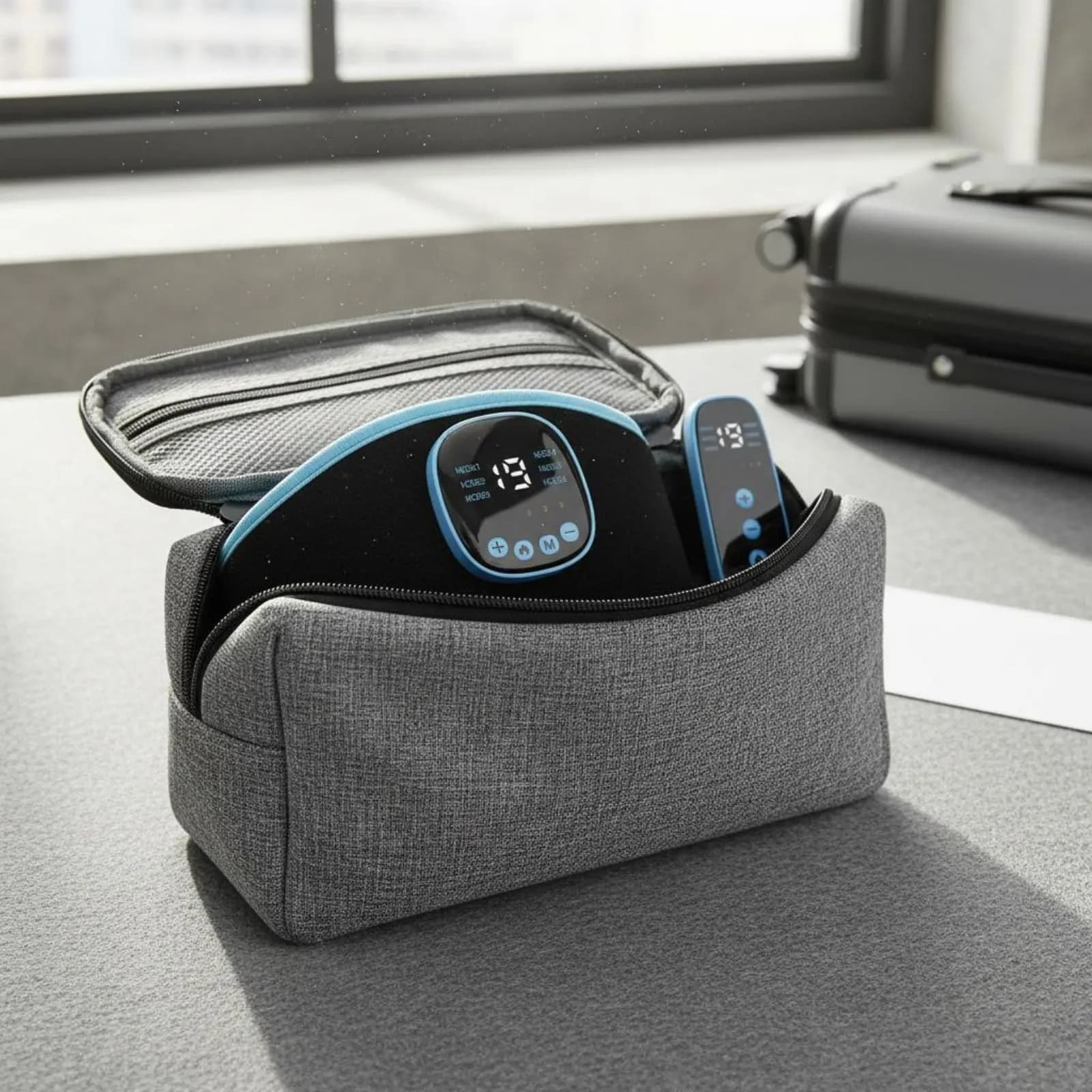 Fascia da Polso Riscaldante EMS a Batteria, Massaggiatore Elettrico per Arti, Massaggiatore Wireless per Articolazioni Senza Consumabili per Atleti