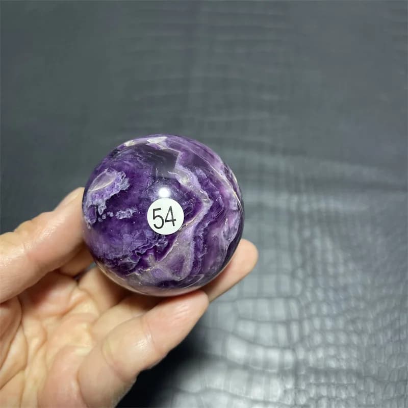Sfera di cristallo naturale Sfera di cristallo di fluorite arcobaleno Ornamento decorativo con sfera
