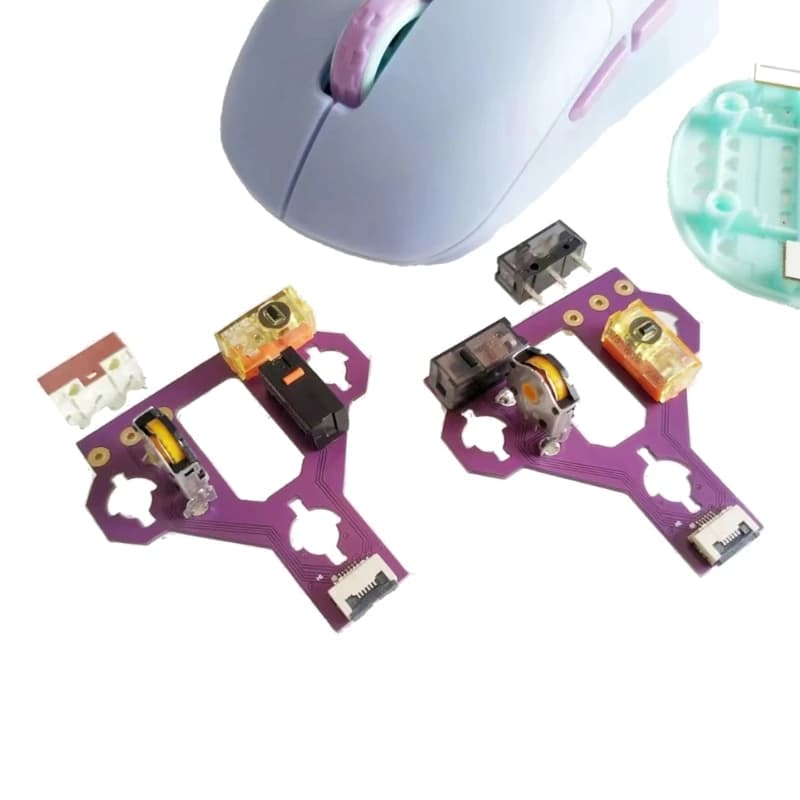Hot Replacement of mouse button tab for Xtrfy M8W mouse with Dropshipping motherboard