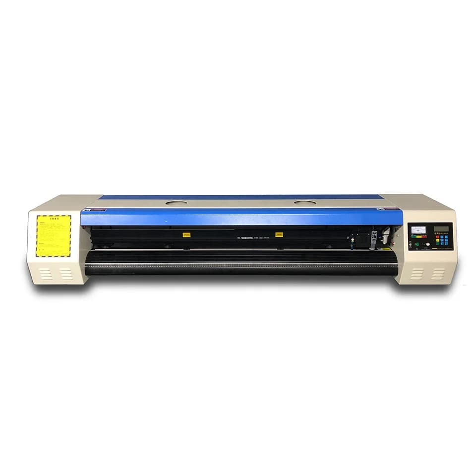Industria dell'indumento LOGO Logo Macchina da taglio laser Plotter da taglio laser per vinile CO2 Plotter da taglio laser 2in1