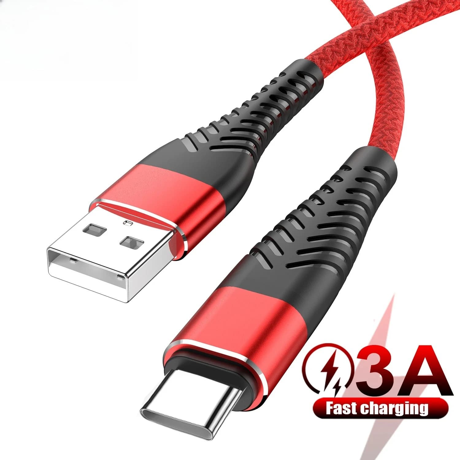 100W 7A USB Type C Fast Charging Cable For Samsung Galaxy S24 S25 A12 A13 A32 A22 A51 A52 A53 Data Charger Wire USBC 1 2 3 m