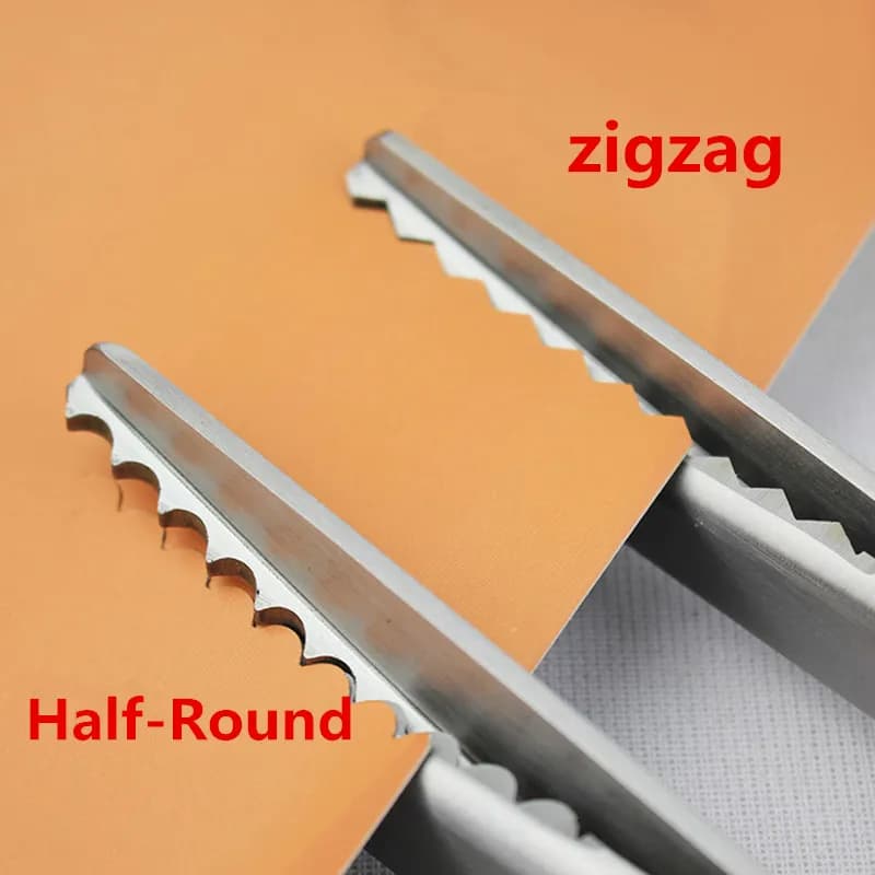 23.5 centimetri Zig Zag Cucito Taglio Sartoria su misura di Taglio Dentellatura Forbice Mestiere Del Cuoio Tessuto Tappezzeria Strumento Tessile DENIM