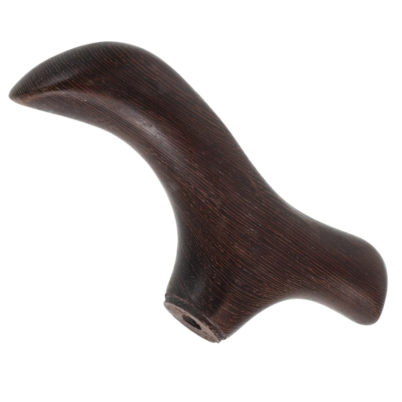 Rosewood Trekking Pole Handle Replacement Walking Stick Cane Grip Ergonomic Polished Surface 5.6x2.2x0.8