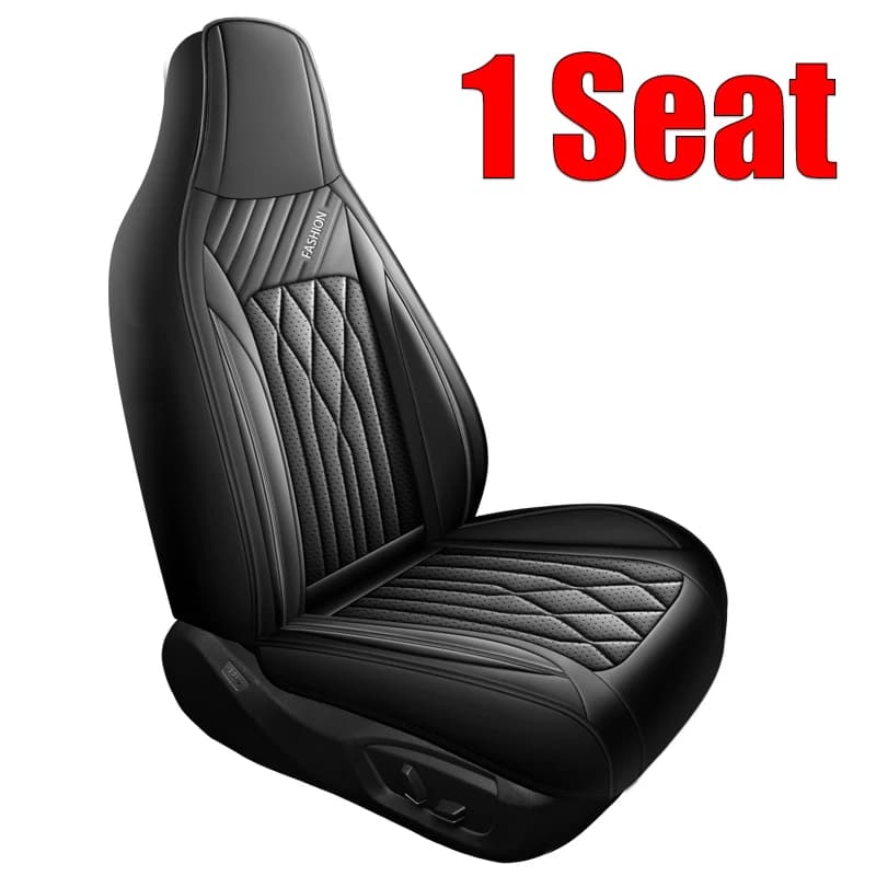 Front single-seat car seat covers, comfortable and breathable, suitable for models with front one-piece head seats