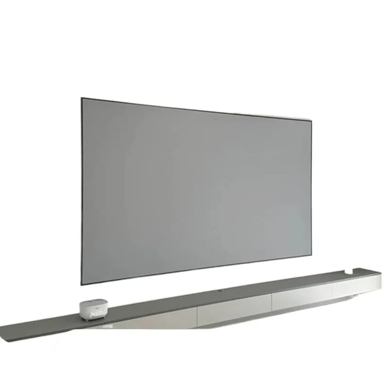 Schermo di proiezione Schermo per proiettore anti-luce ad alta definizione per uso domestico Soggiorno Camera da letto Sala AV Sala riunioni Appeso a parete