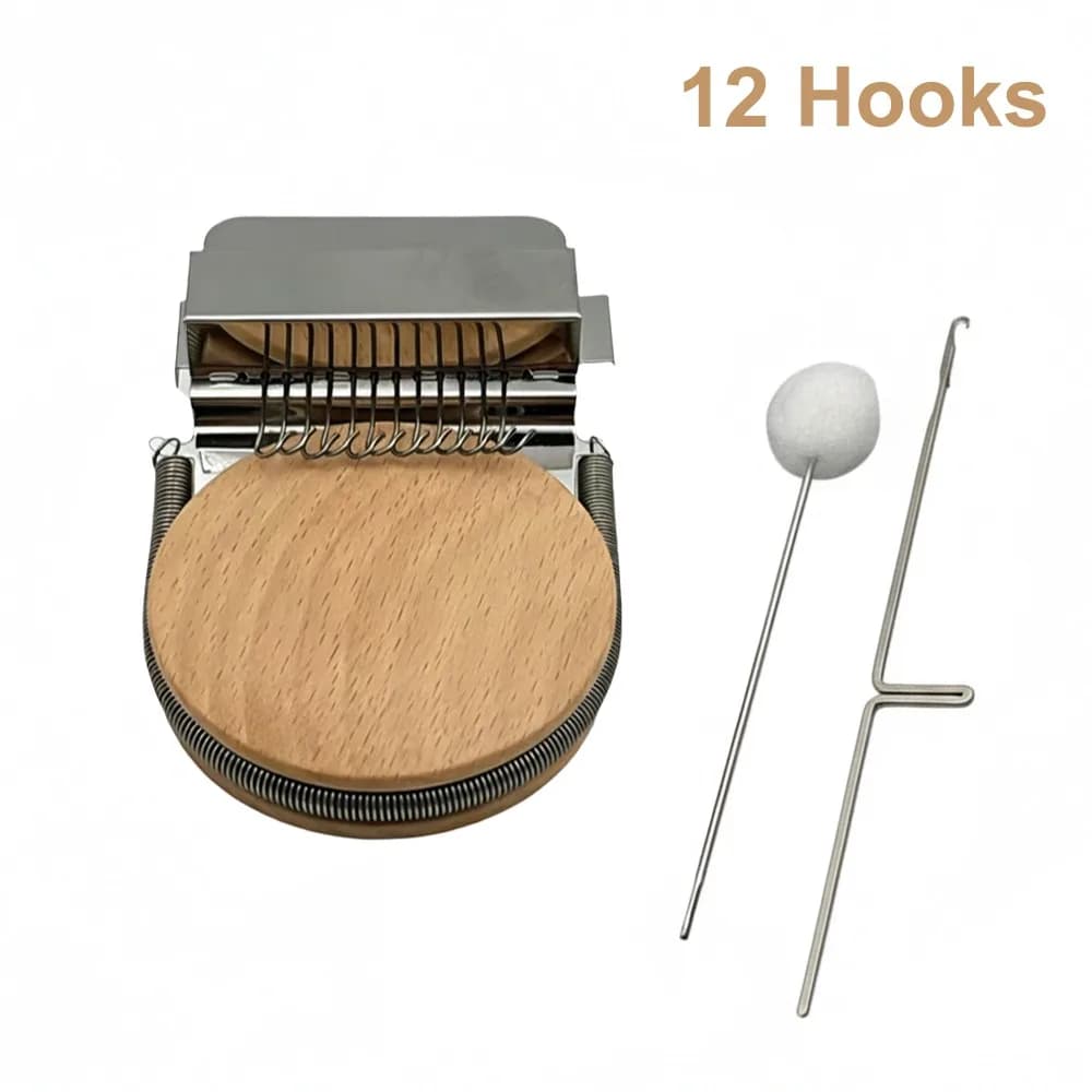 Telaio per maglieria Spring Upgrade Small Loom con 12/14 ganci, tipo Speedweve, per riparazioni rapide e cuciture di precisione, ideale per la riparazione di capi d'abbigliamento