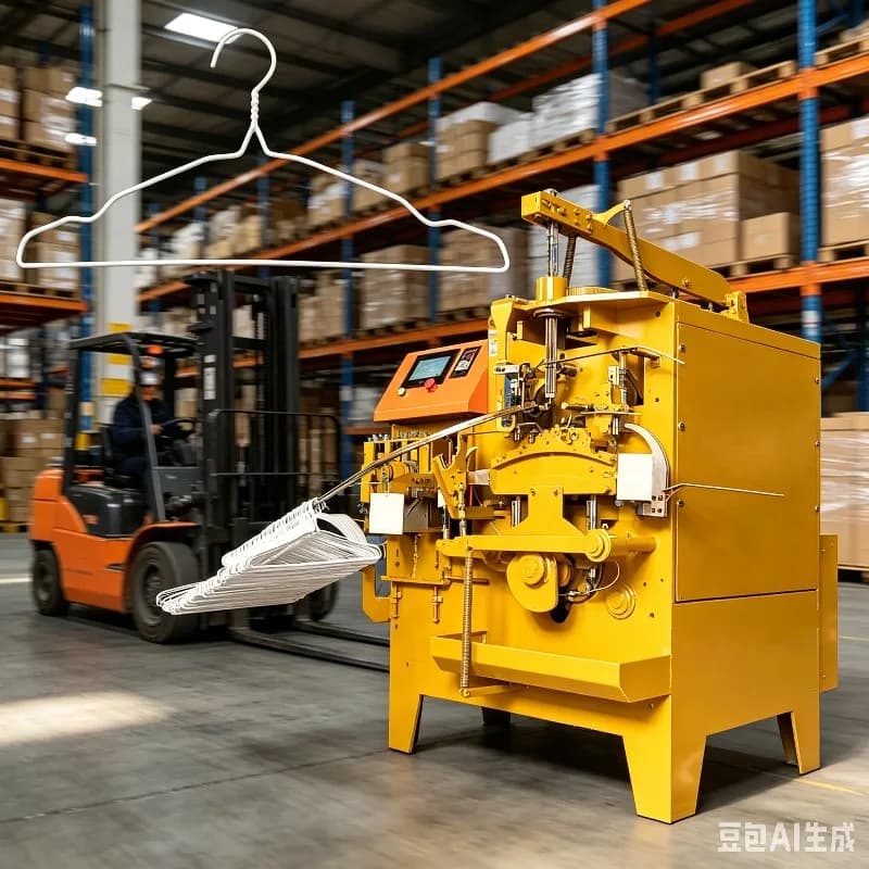 Heavy Duty Fully Automatic CNC Plastic Coated Metal Wire Hanger Making Machine High Speed Industrial Clothes Hanger Equipment