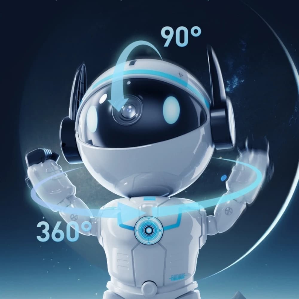 2MP 4K IP Wifi Robot di sorveglianza Cmaera HD Cloud Smart Home Wireless Baby Monitor Telecamera Audio bidirezionale CCTV Rete Wifi Camera