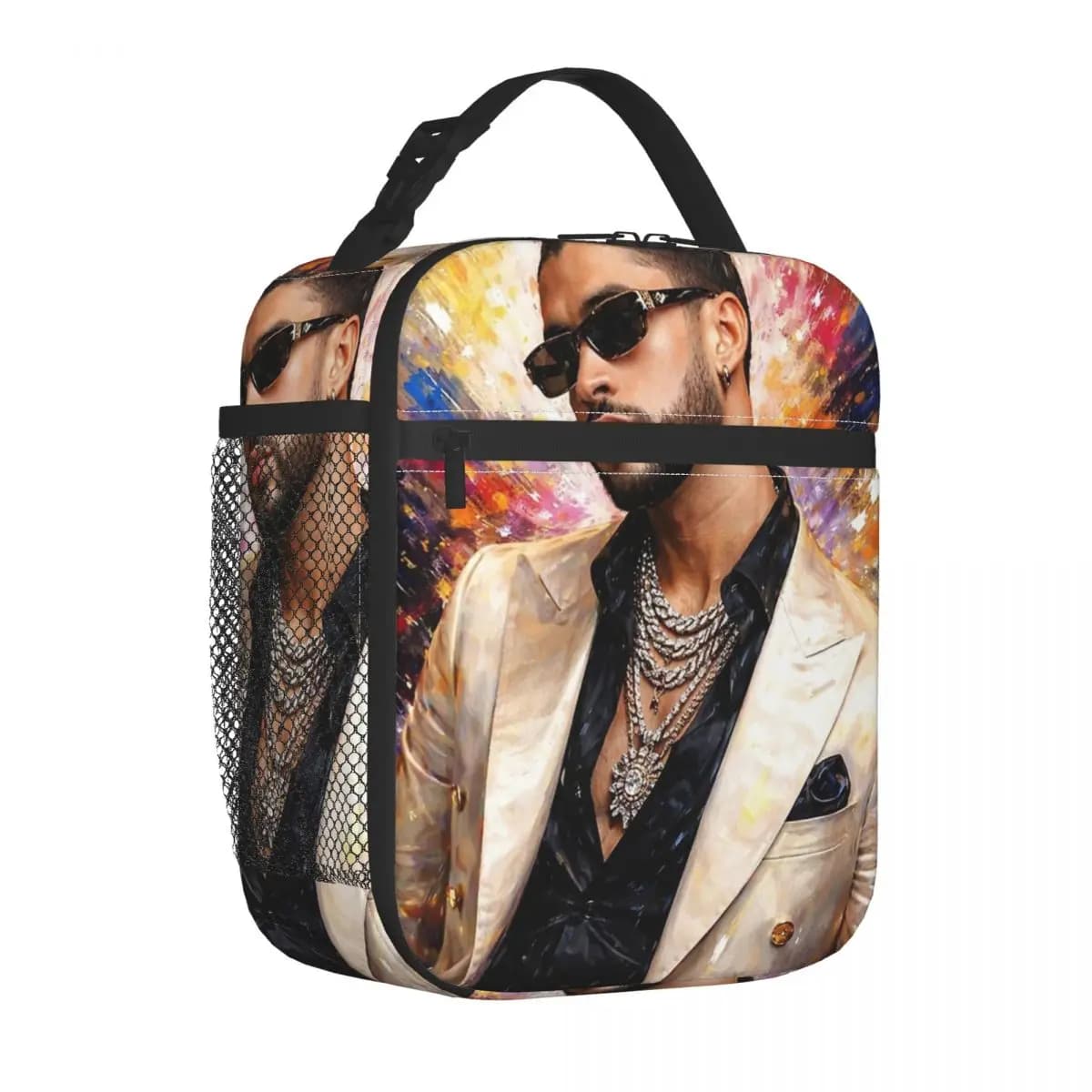 Borsa termica per il pranzo Singer Bad Bunny Product, contenitore per alimenti da lavoro, contenitori termici portatili per il pranzo