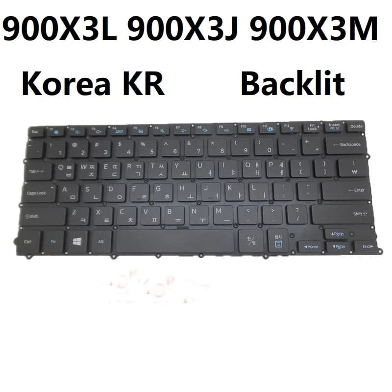 English US Korea KR Laptop Keyboard For Samsung NP900X3L NP900X3J NP900X3M 900X3L 900X3J 900X3M With Backlit New
