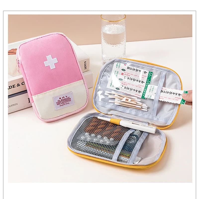 Kit medico portatile organizzatore di farmaci kit di pronto soccorso da viaggio borsa medica di emergenza per borsa medica da viaggio all'aperto