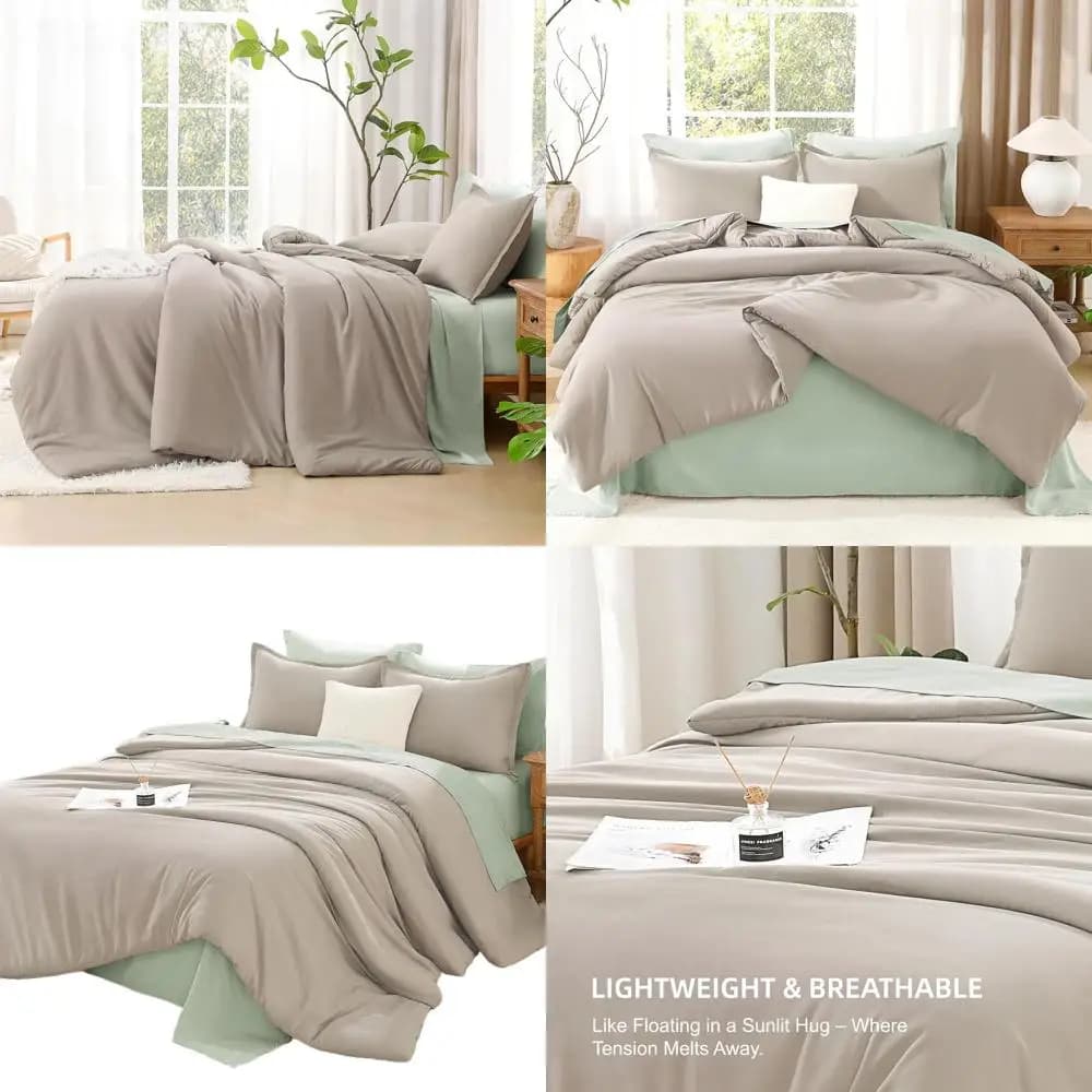 Set piumino king oversize in peluche di farina d'avena, biancheria da letto solida e leggera in 3 pezzi, copripiumino soffice per tutte le stagioni (128x120 pollici e 2 pillole