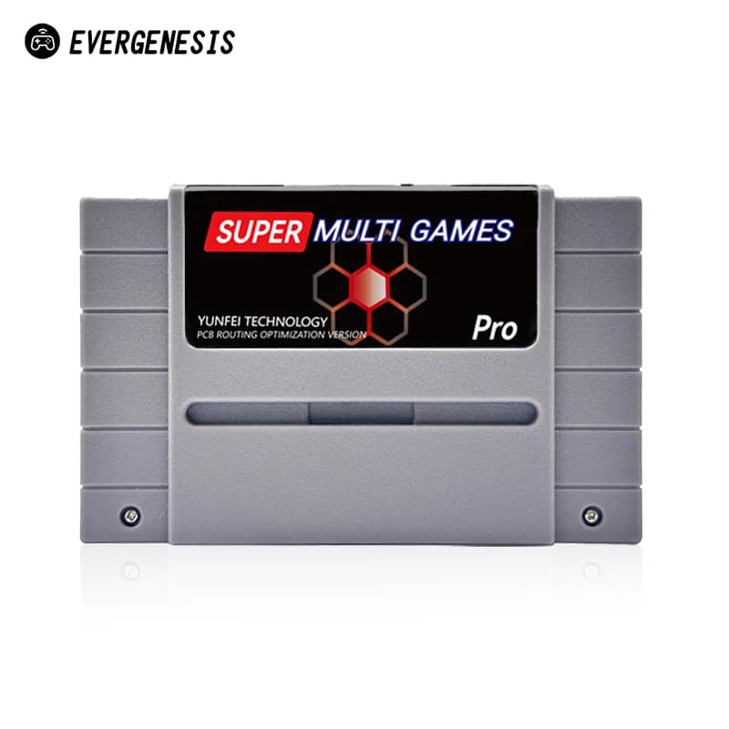 Super Multi Games SNES SFC V1 Scheda di gioco 3000 in 1 per console per videogiochi SFC JPN/EU/USD a 16 bit con scheda TF 8G