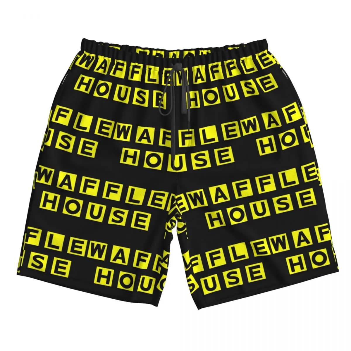 Waffle House Trunks Beach Surf Shorts Casual Men's Summer Shorts Fast Drying