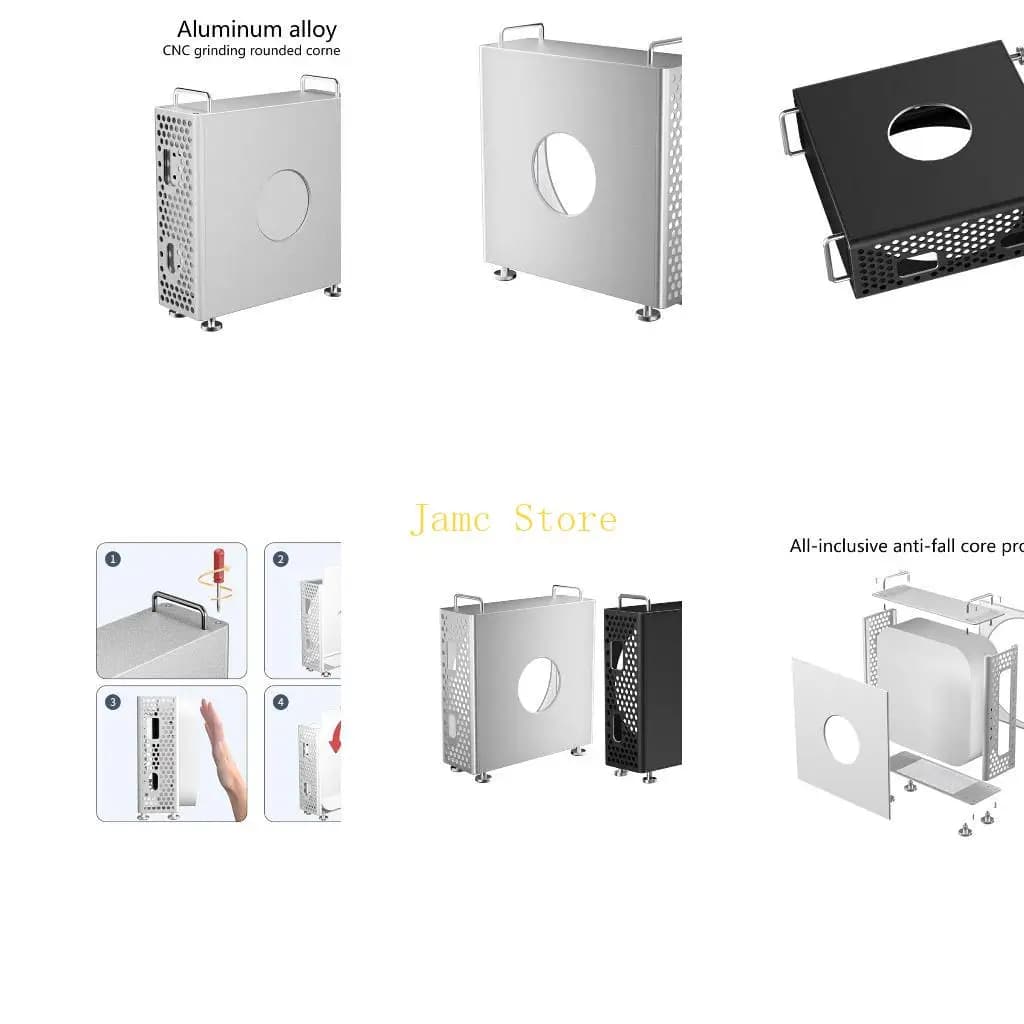 Custodia supporto per telaio in alluminio LX0B per mini dissipazione del calore ottimizzato per host computer
