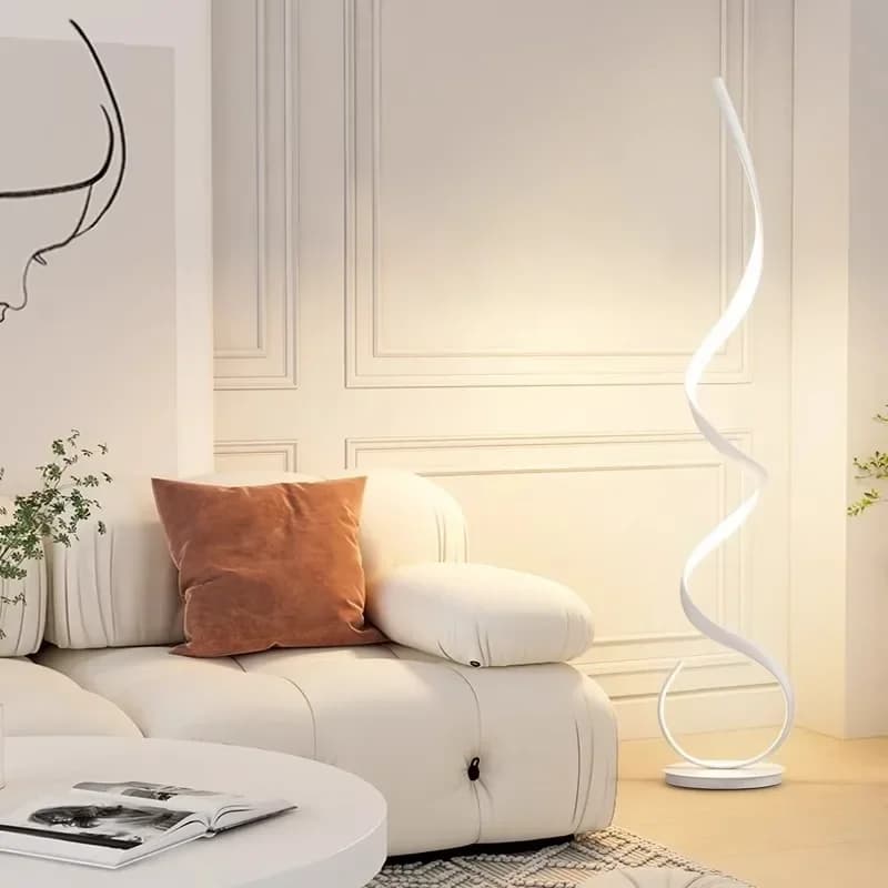 Nordic Modern Simple Living Room Sofa Bedroom Bedside Vertical Table Light Floor Lamp