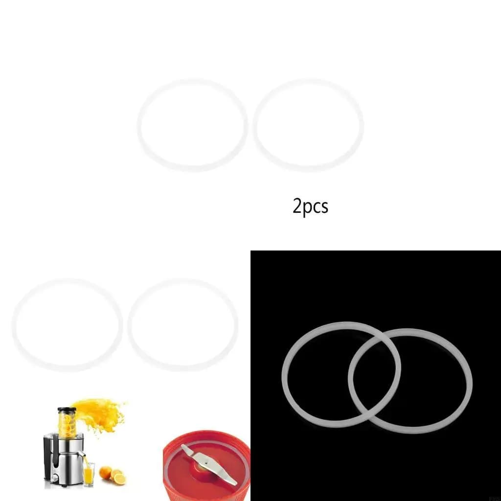 F92F 2Pcs 8.3cm Rubber O Shaped Replacement Gaskets Seal Ring Part For Blender Juicer