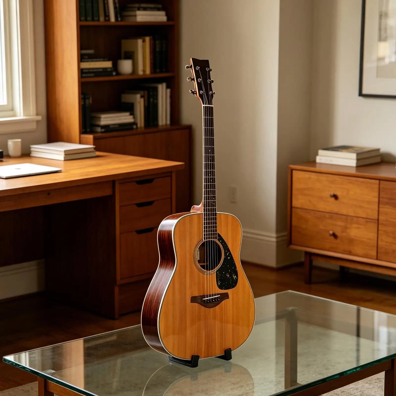Guitar Stand Floor Portable Ukulele Storage Display Electric Bass Stand For Acoustic Bass Banjo Music Player Instrument Travel