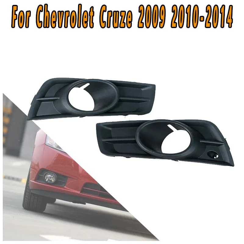 For Foglight Foglamp For Chevrolet Cruze 2009 2010 2011 2012 2013 2014 Car Front Bumper Fog Light Lamp Cover Frame Bezel Grille