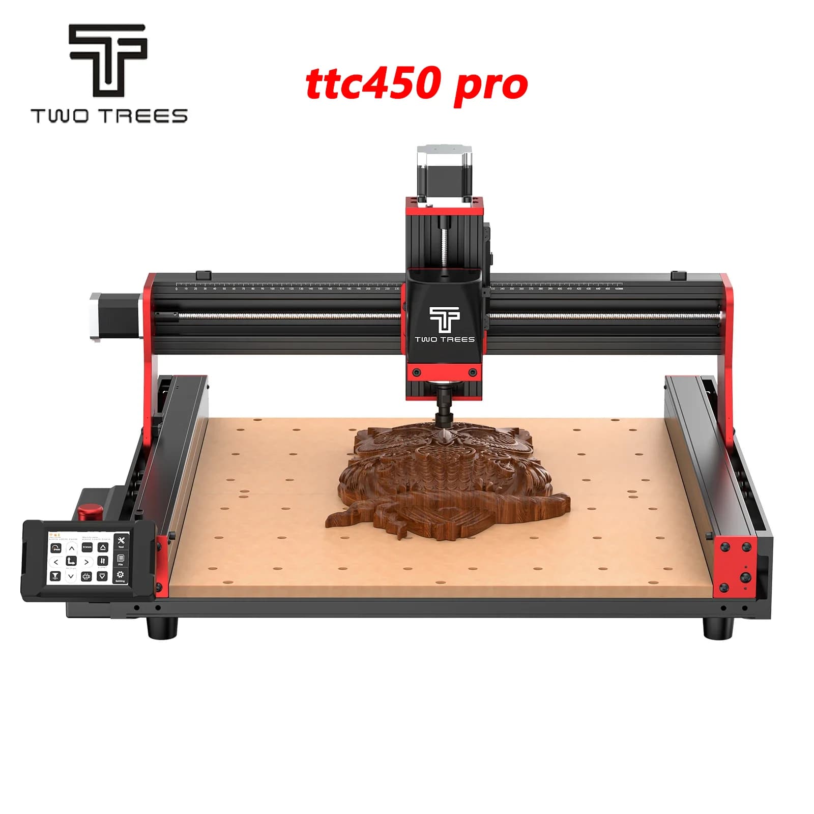 TwoTrees-TTC450 Professional CNC Laser Engraving and Cutting Machine, Engraver, GRBL Control System, DIY Wood Processing Creations
