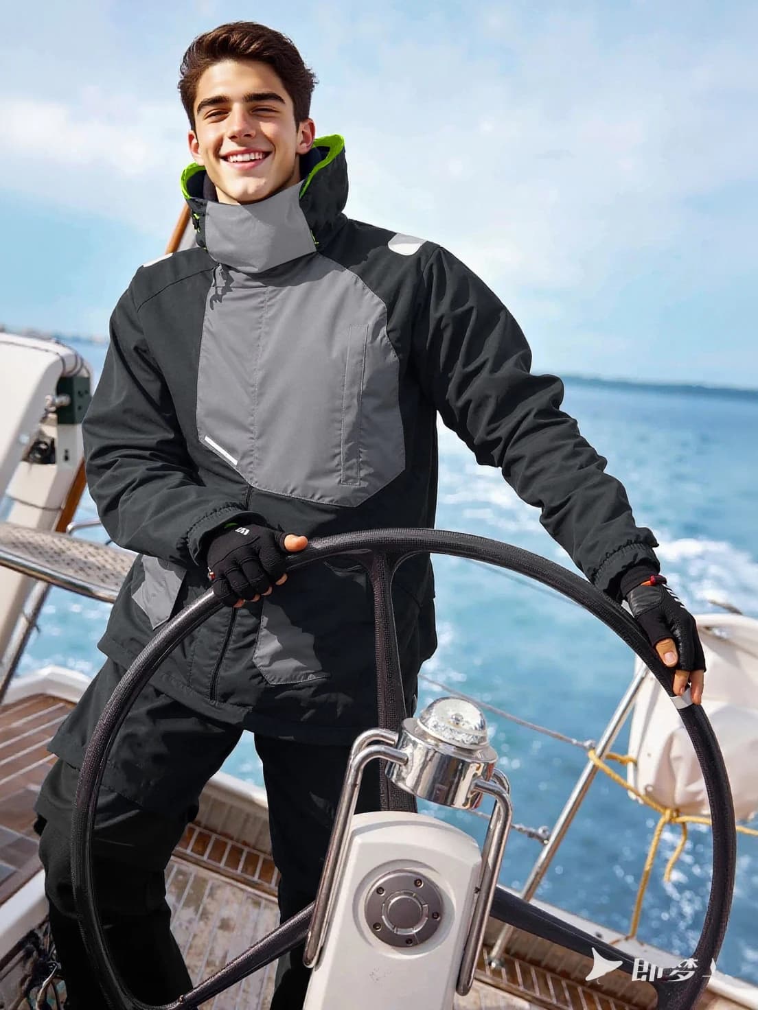 Giacca da vela Una giacca monostrato antivento, impermeabile e calda per la vela