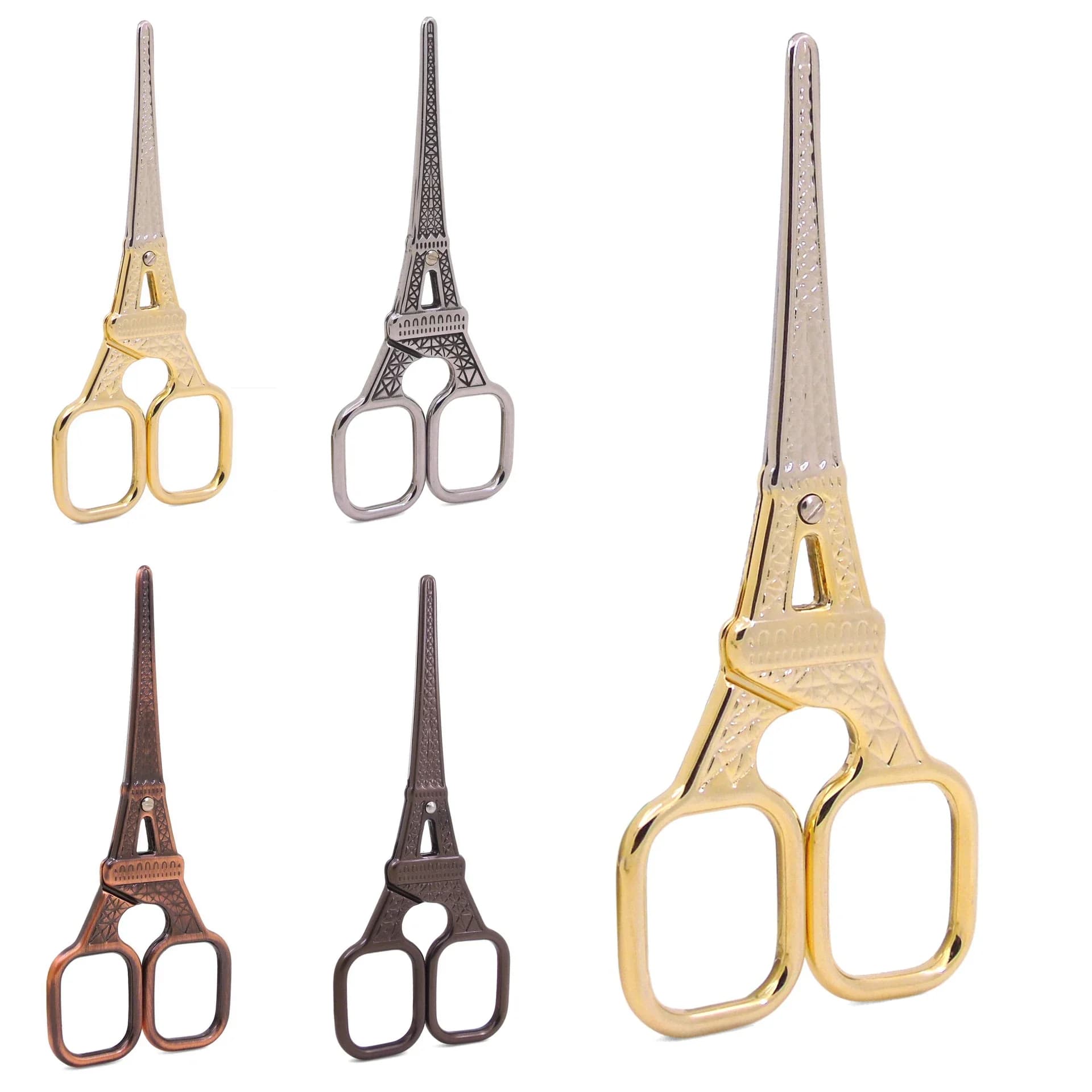 Forbici per nail art vintage in acciaio inossidabile per involucri di seta, taglio di filati, taglio a punto croce, tessuto e filo da ricamo, strumento per cucire