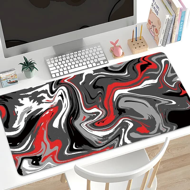 XXL Strata Liquid 900x400 Mouse Pad Computer Portatile Anime Tastiera Mouse Zerbino Grande Mousepad Tastiere Giocatori Decoracion Tappetino da scrivania