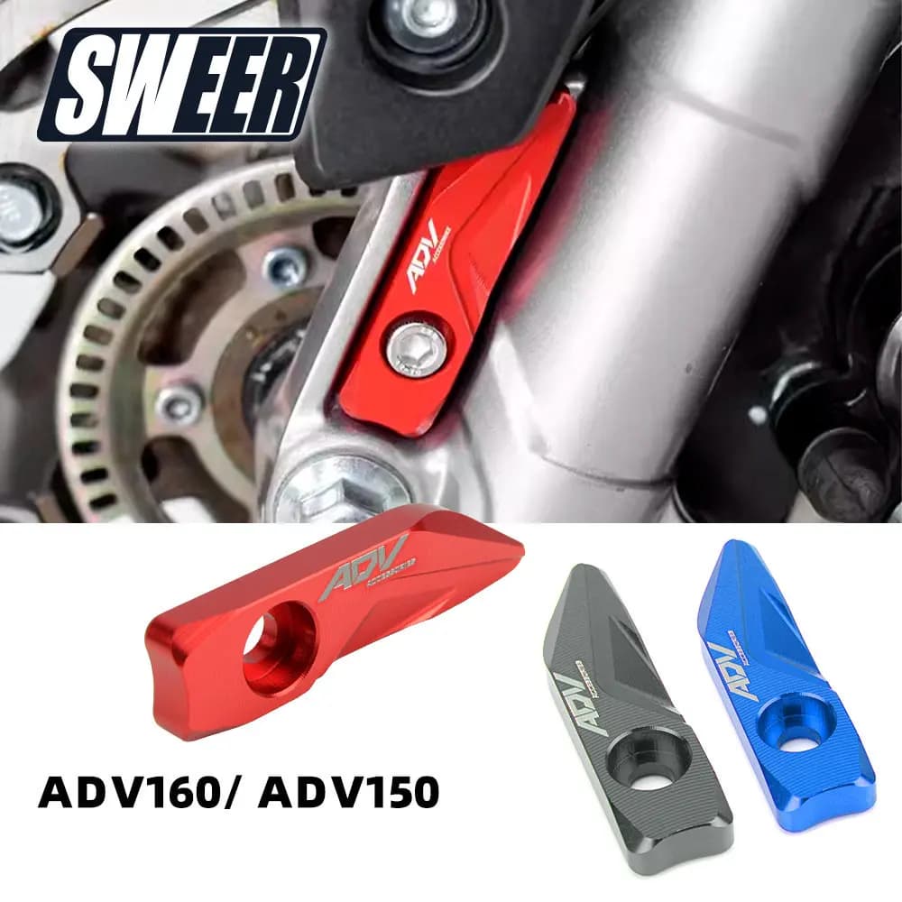 Coperchio protettivo del sensore ABS del freno anteriore del motociclo per materiale in lega di alluminio Honda ADV160 ADV150