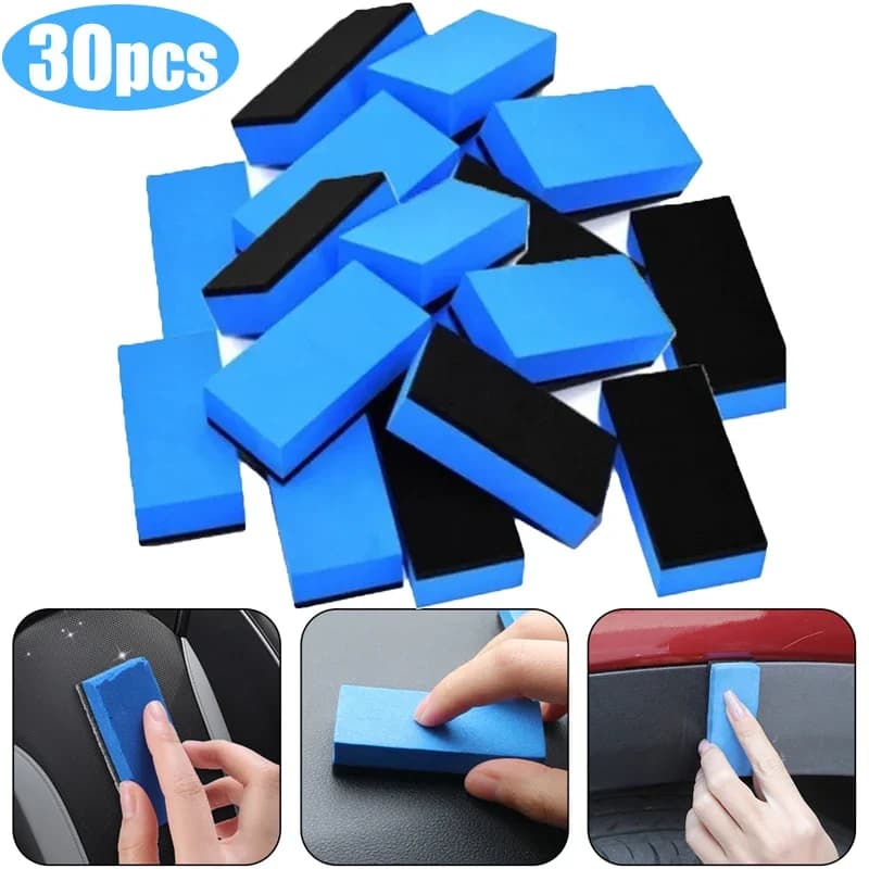 1-30 Pcs Auto Rivestimento In Ceramica Spugna Applicatore Pad Vetro Nano Cera Cappotto Spugne Auto Corpo Spugne di Vetro Spazzola Strumenti di Manutenzione