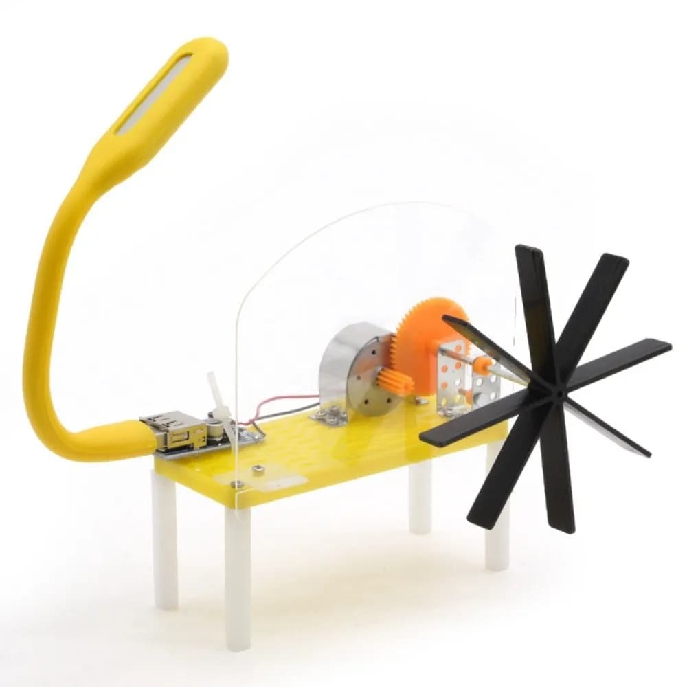 Kit Sperimentale Scientifico Fai-da-te in Legno per Bambini: Modello Idroelettrico Didattico Artigianale per lo Sviluppo - Strumento Educativo