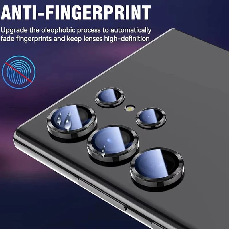 Protezione schermo per obiettivo fotocamera ad anello individuale in metallo per Samsung Galaxy S26 Ultra S25 Plus S23 FE S24 FE Copertura completa in vetro temperato