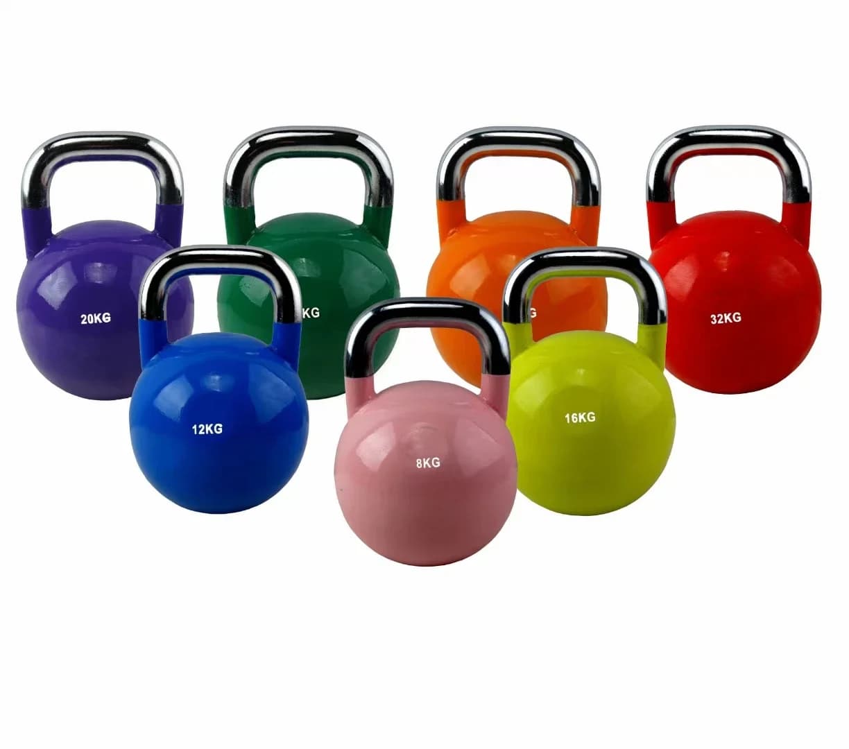 Kettlebell for Fitness Competition in Gym, Painted Cast Iron Kettlebell