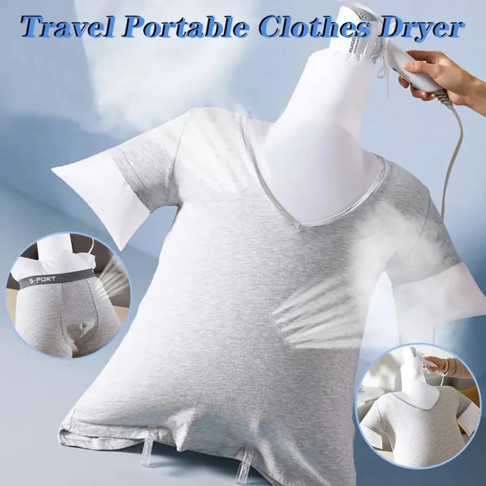 Quick Drying Laptop Bag Multiple Styles Foldable Travel Dryer Breathable Hair Dryer Bag for Dry Clothes Jacket