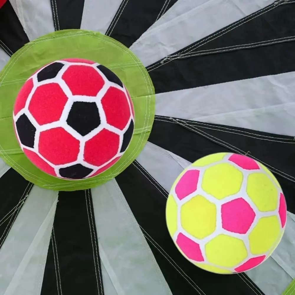 Size 4 Sticky Soccer Ball Velcro Surface Colorful Magic Tape Ball Lightweight Soft Touch Felt Soccer Ball