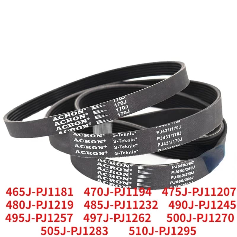Cintura a costine PJ 460J 465J 470J 475J 480J 485J 490J 495J 500J 505J 510J Bici sportiva Tapis roulant Bici da esercizio Cintura rotante
